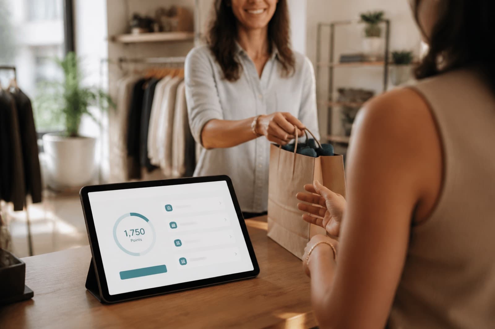 Customer rewards and retail checkout experience